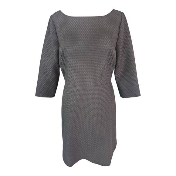 J.Crew Elegant Gray Sheath Dress Size 8 – Sleeveless, Scoop Neck - Picture 1 of 10